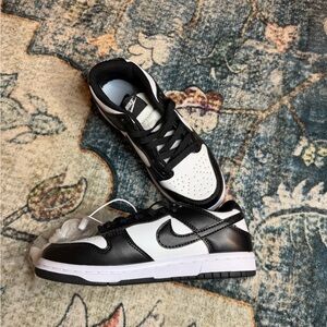 Nike Kids Black and White Sneakers